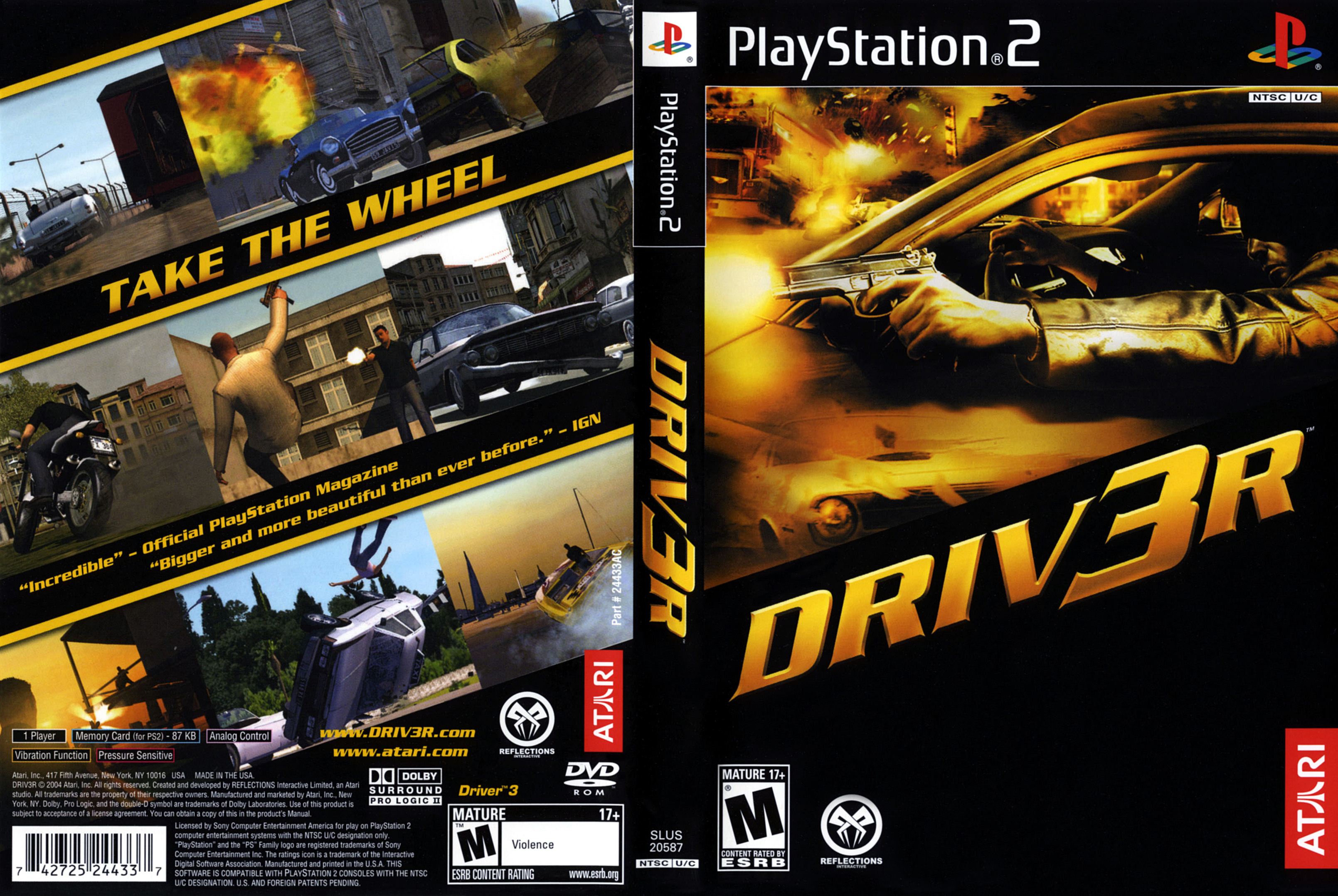 Driv3r (PS2, Xbox, Windows) (gamerip) (2004) MP3 - Download Driv3r 